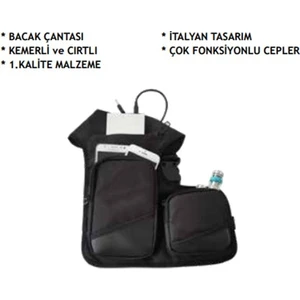Mts Impertex Bacak Çanta Siyah