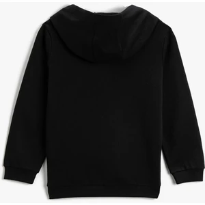 3WKB10137TK Koton Erkek Çocuk Sweat Siyah