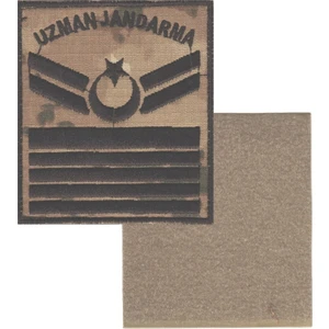 Uzman Jandarma Çöl (3,4,5,6,7,8) Kademe Bez Rütbe
