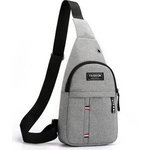USB Şarj Portlu Erkek Crossbody Sling Sırt Çantası (Yurt Dışından)