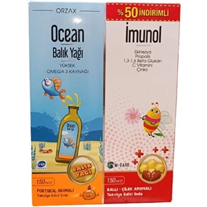 Ocean Balık Yağı Portakal ve Imunol Kofre Paket