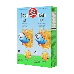 Ocean Multi Vitamin Balık Yağı Multi Mineral Kofre Paket