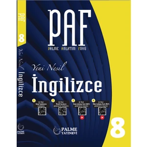 Palme Yayıncılık PAF 8. Sınıf Ingilizce Anlatım Föyleri Kurumsal