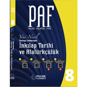 Palme Yayıncılık PAF 8. Sınıf Inkılap Tarihi Anlatım Föyleri Kurumsal