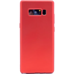 Apsuwa Samsung Galaxy Note 8 Kılıf Premier Silikon Kılıf+3dcam Kırmızı