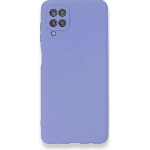   Apsuwa Samsung Galaxy M12 Kılıf Ultra Elastik Silikon Rubber Premier Lila