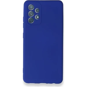   Apsuwa Samsung Galaxy A52 Kılıf Ultra Elastik Silikon Rubber Premier Lacivert