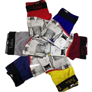 Likralı Spor Boxer Çok Renkli 3'lü Paket