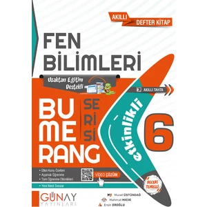 Günay Yayınları Gün&Ay Yayınları 6. Sınıf Bumerang Etkinlikli Fen Bilimleri