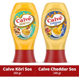 Sos Köri 260 g + Calve Sos Cheddar 240 g