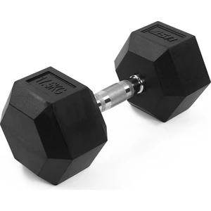 USR Hex Dambıl 17,5 Kg Kauçuk Kaplama Dayanıklı Siyah Renkli Altıgen Tasarım