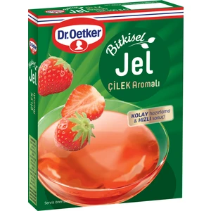Dr. Oetker Bitkisel Jel Çilek Aromalı 100 Gr