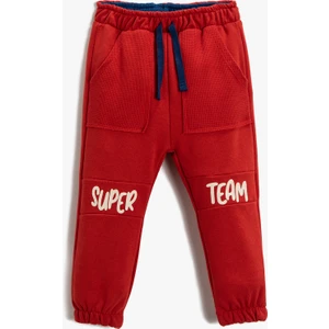 Pamuklu Jogger Eşofman Altı Beli Lastikli