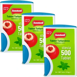 Stevia Tablet Tatlandırıcı 3 x 500 Tablet