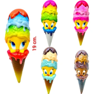 Tweety Sukuşi Büyük Boy Tweety Civciv Dondurma Squishy Yükseklik 19CM.