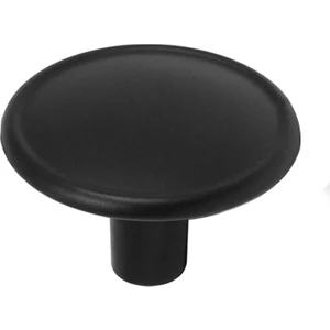 Düğme Kulp Daire Çekmece Dolap Kapak Kulpu Kulbu Metal Mat Siyah