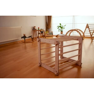 Ahşap Aktivite Küpü | Çok Fonksiyonlu Tırmanma Küpü | Ahşap Denge ve Aktivite Oyuncağı