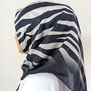 Scarf Zebra Desenli Eşarp