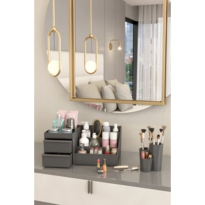 Dovi Home Makyaj Düzenleyici ve Kozmetik Saklama Kutusu Organizer 2'li Set