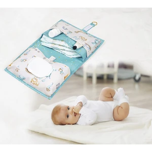 Baby Erkek Bebek Çok Kullanışlı Desenli  Alt Bakım Çantası