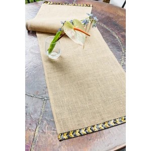 Arma House Down Arrow Işıltı Şerit Biyeli Jüt Runner 40 x 150 cm