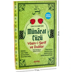 Yasin Kitabı - Orta Boy - 224 Sayfa - Fihristli - Münâcat Cüzü -  - Mevlid Hediyeliği