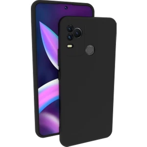 Omix X400 Kamera Korumalı Siyah Silikon Rubber Kılıf Arka Kapak