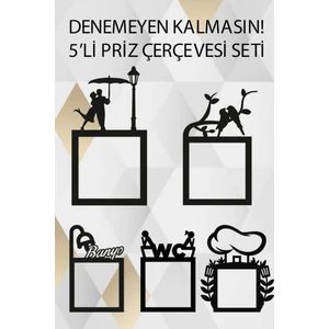 5'li Priz Çerçevesi Deneme Seti