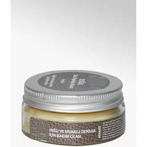 Doğal Deri Ayakkabı Bakım Cilası Yağlı ve Mumlu Deriler 50ML Renksiz