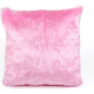 Cango Home Peluş Kırlent Kılıfı - Pembe