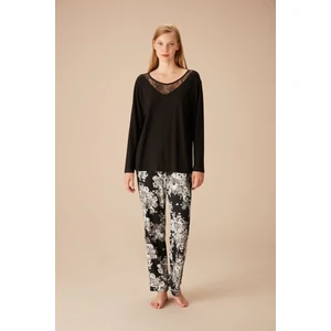 Black Rose Pijama Takımı