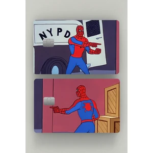 Spiderman Klon 2'li Kart Sticker Kaplama