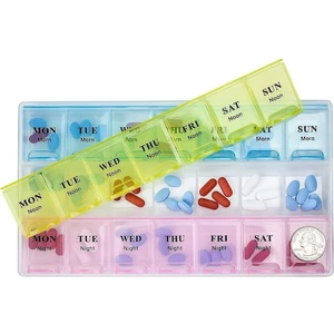 Pratik Haftalık Ilaç Kutusu 7 Bölmeli