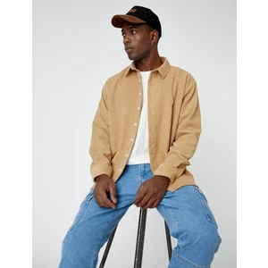 Fitilli Kadife Gömlek