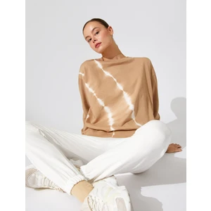 Batik Desenli Sweatshirt Pamuklu