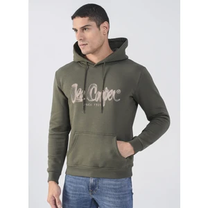 Lee Cooper Kapüşon Yaka Haki Erkek Sweatshirt 231 Lcm 241014 Gregor