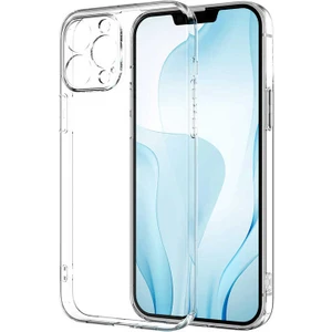 Apple iPhone 14 Pro Kılıf Şeffaf Kamera Korumalı Silikon
