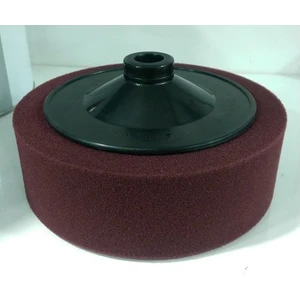 Aplikartörlü Polisaj Süngeri Bordo 150MM