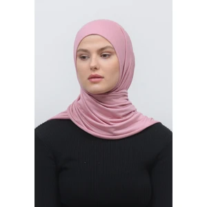 Tesettür Penye Şal Düz-Pembe