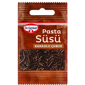 Dr. Oetker Dekor Pasta Süsü Kakaolu Çubuk 10 gr