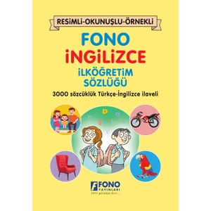 Fono Yayınları 8. Sınıf İngilizce Sözlüğü 280 Sayfa Renkli Örneklerle Zenginleştirilmiş