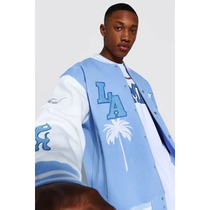 Oversize Bomber Kolej Ceket La