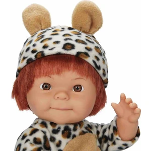 Dollz'n More Bebelou Kostüm Partisi Bebeği 40 cm - Leopar Kostümlü Bebelou
