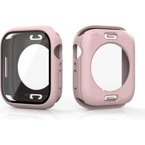 Apple Watch 6 Se 5 4 3 44 mm Uyumlu Ekran Koruyucu 360° Kasa Koruma Tüm Gövde Kapak Darbe Emici