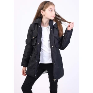 Toontoy Kids Toontoy Kız Çocuk Kapüşonlu Içi Kürklü Mont