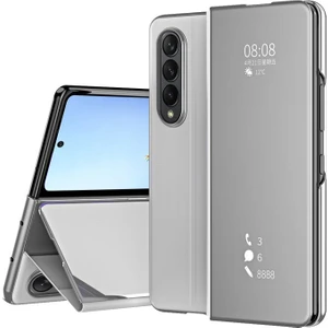Samsung Galaxy Z Fold 4 Kaplama Aynası Sert Pc Pu Tam Darbeye Dayanıklı Koruma Cep Telefonu Kılıfı Kapağı (Yurt Dışından)