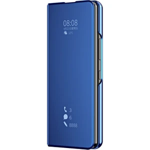 Samsung Galaxy Z Fold 2 Kaplama Aynası Sert Pc Pu Tam Darbeye Dayanıklı Koruma Cep Telefonu Kılıfı Kapağı (Yurt Dışından)