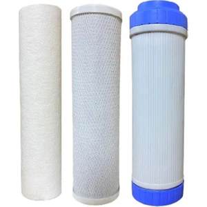 Açık Kasa Arıtma Cihazları Için Ön 3 Filtre - 10"  5 Mikron Sediment Gac Cto