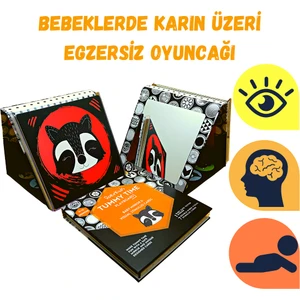 Tummy Time Bebek Aynası & Bebek Zeka Kartları