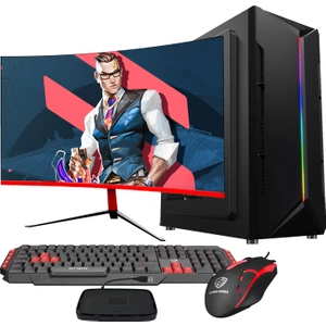 DG124 Intel Core i5-750 8gb Ram 256GB SSD R7-240-4GB 23,6" Masaüstü Bilgisayar